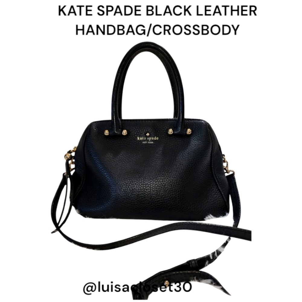 Kate Spade Black Leather Handbag